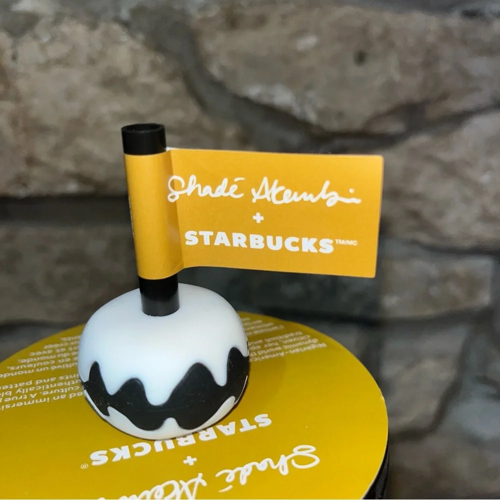 NWT Starbucks Shade Akanbi Berber Diamond Cold Cup 24oz 710ML LTD Edition